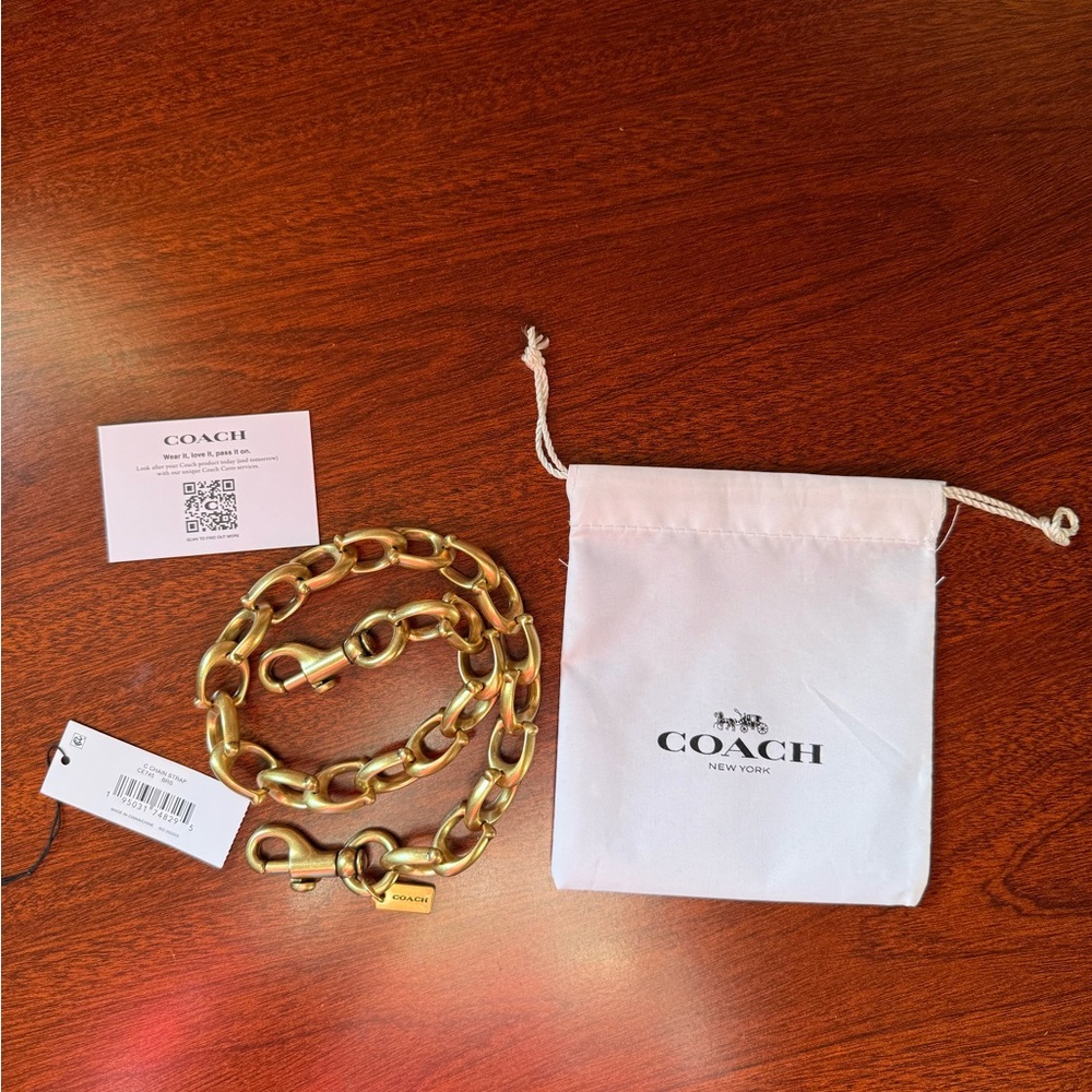 Coach Signature Link Chain Strap CE745